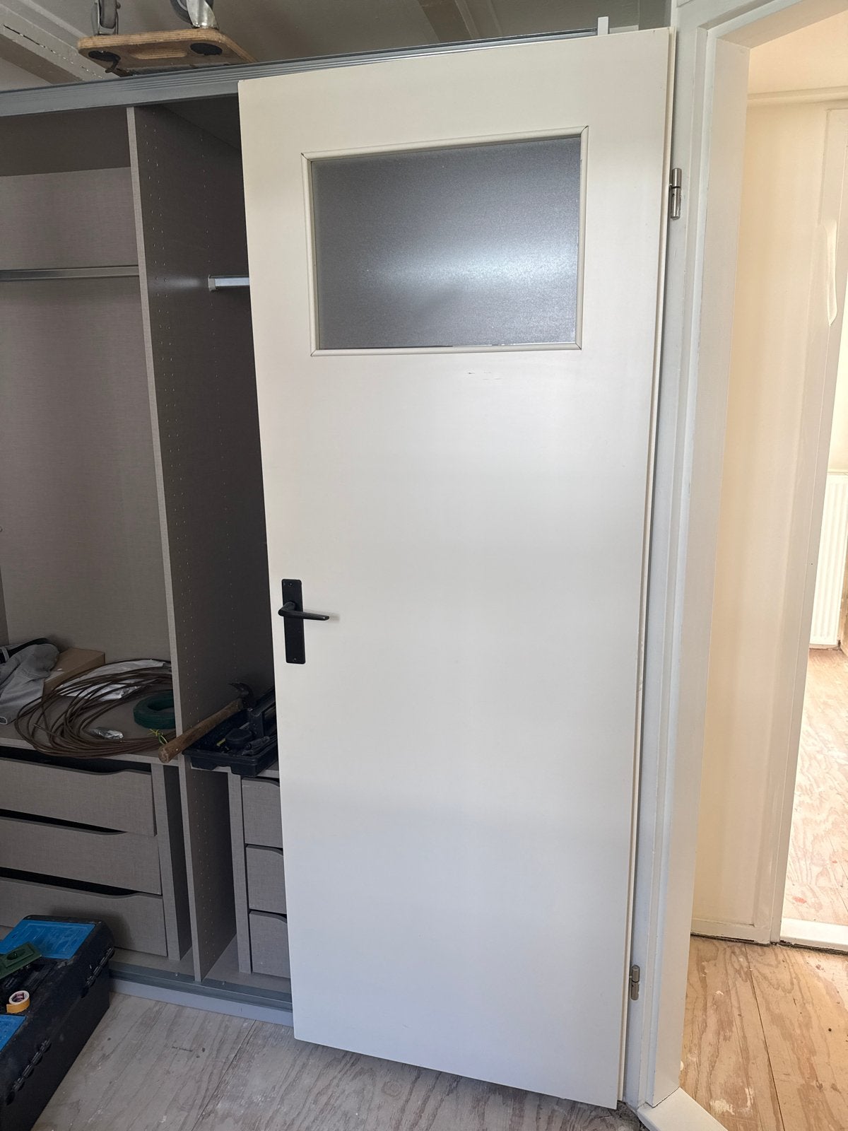 3 massieve binnendeuren, opdek linksdraaiend, 75,5x201,5 cm, Doe-het-zelf en Verbouw, Deuren en Horren, Ophalen, Gebruikt, Minder dan 80 cm