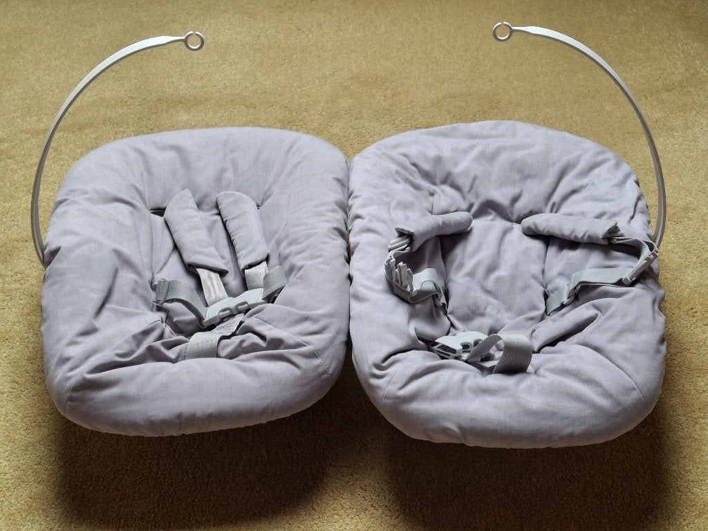 2x Stokke Tripp Trapp Newborn Set incl speelgoedhangers, Ophalen of Verzenden, Zo goed als nieuw, Overige typen, Gordel(s)