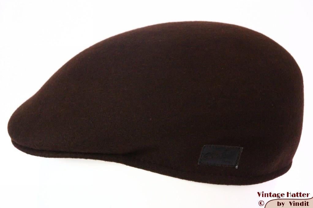 Voorgevormde pet Borsalino Travel bruin vilt 56 nieuw unisex, 56 of 57 cm (M, 7 of 7⅛ inch), Ophalen of Verzenden, Pet, Nieuw