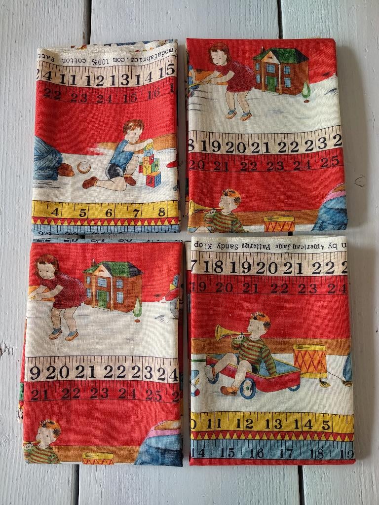 Mooie quiltstof Look and Learn by American Jane Patterns, Hobby en Vrije tijd, Stoffen en Lappen, Overige kleuren, Nieuw, Ophalen of Verzenden