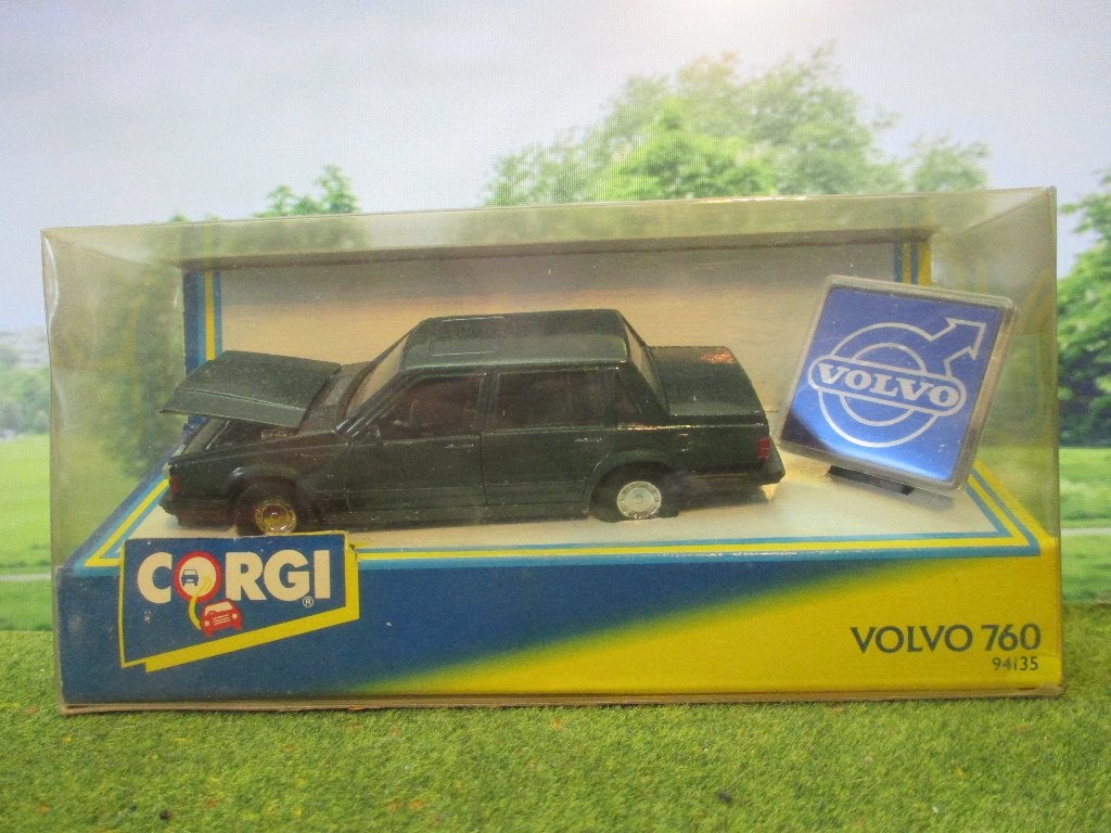 1:36 Volvo 760 Turbo - Corgi groenmetallic, Ophalen of Verzenden, Nieuw, Auto, Corgi