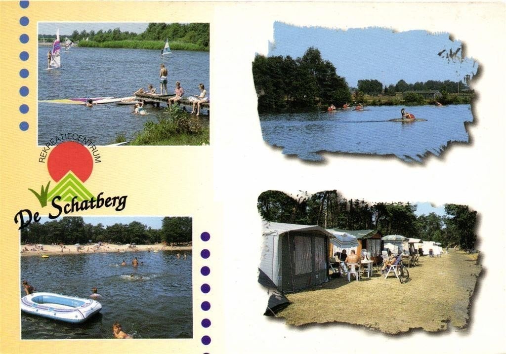 Rekreatiecentrum De Schatberg, Sevenum - 4 afb - gelopen, Ophalen of Verzenden, 1980 tot heden, Gelopen, Limburg