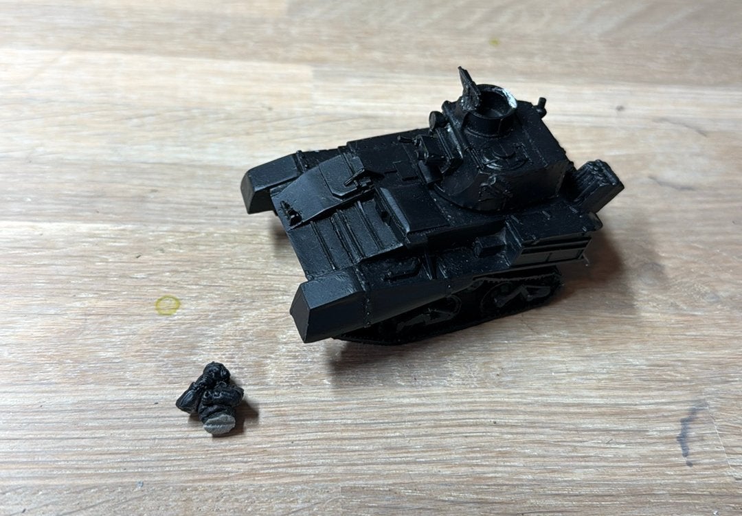 Bolt Action Vickers Light Tank Mk VIB (Western Desert), Ophalen of Verzenden, Zo goed als nieuw, Historisch
