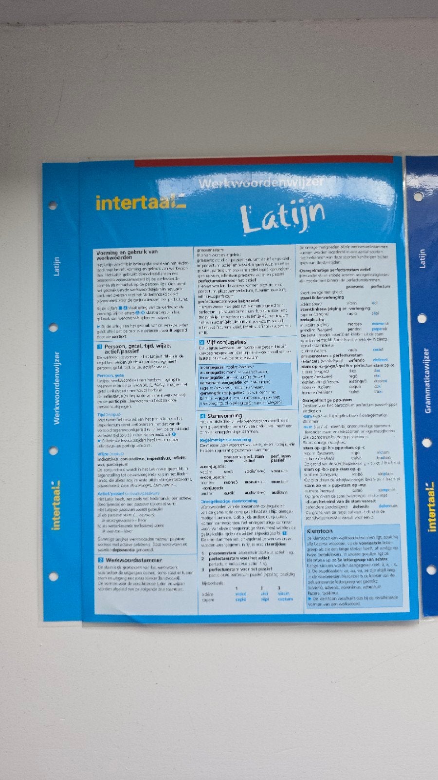Grammatica overzichten Latijn - Gymnasium/VWO, Ophalen