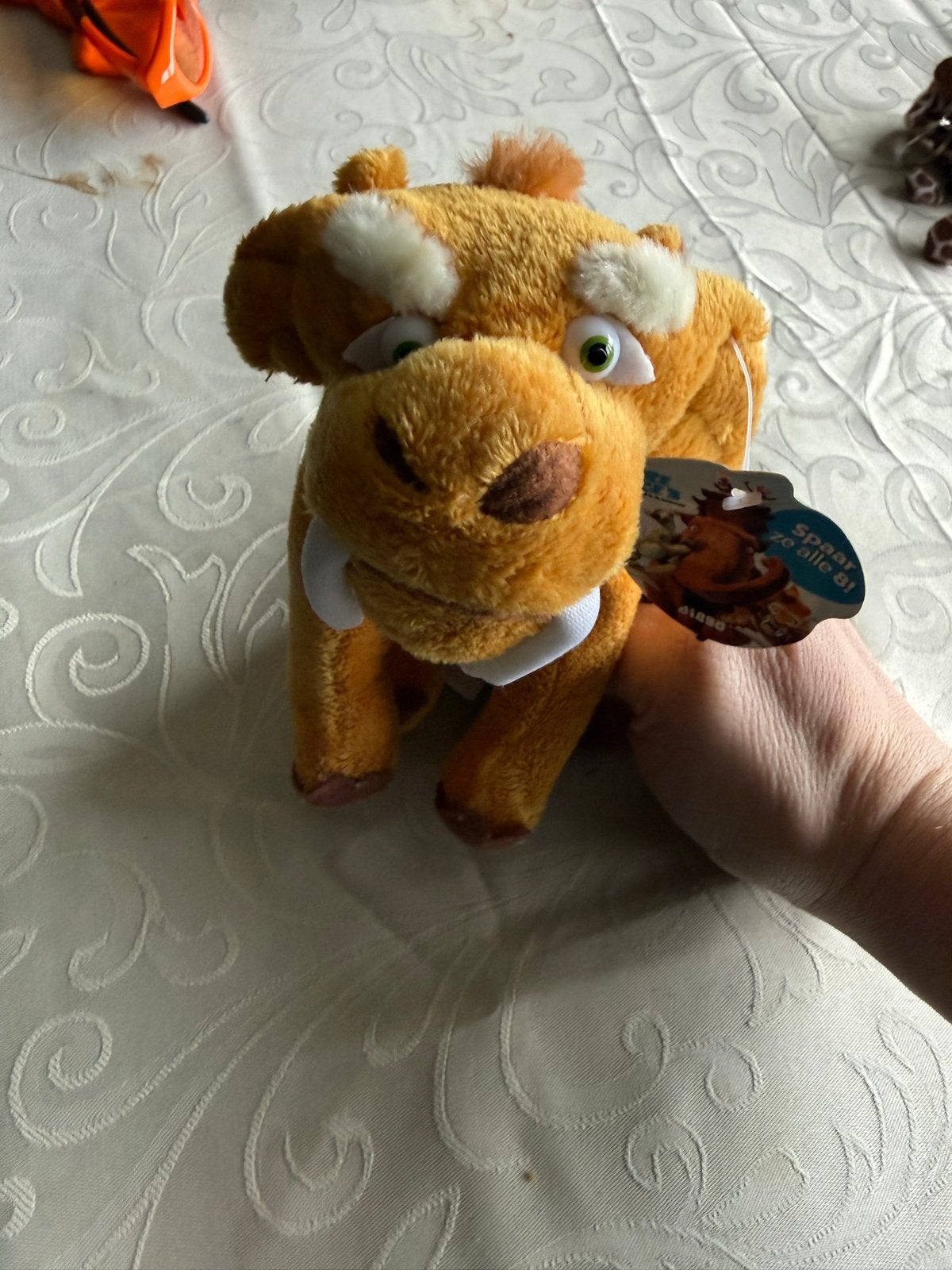 Diego knuffel van Ice Age, Oranje, Overige merken, Overige karakters, Ophalen of Verzenden