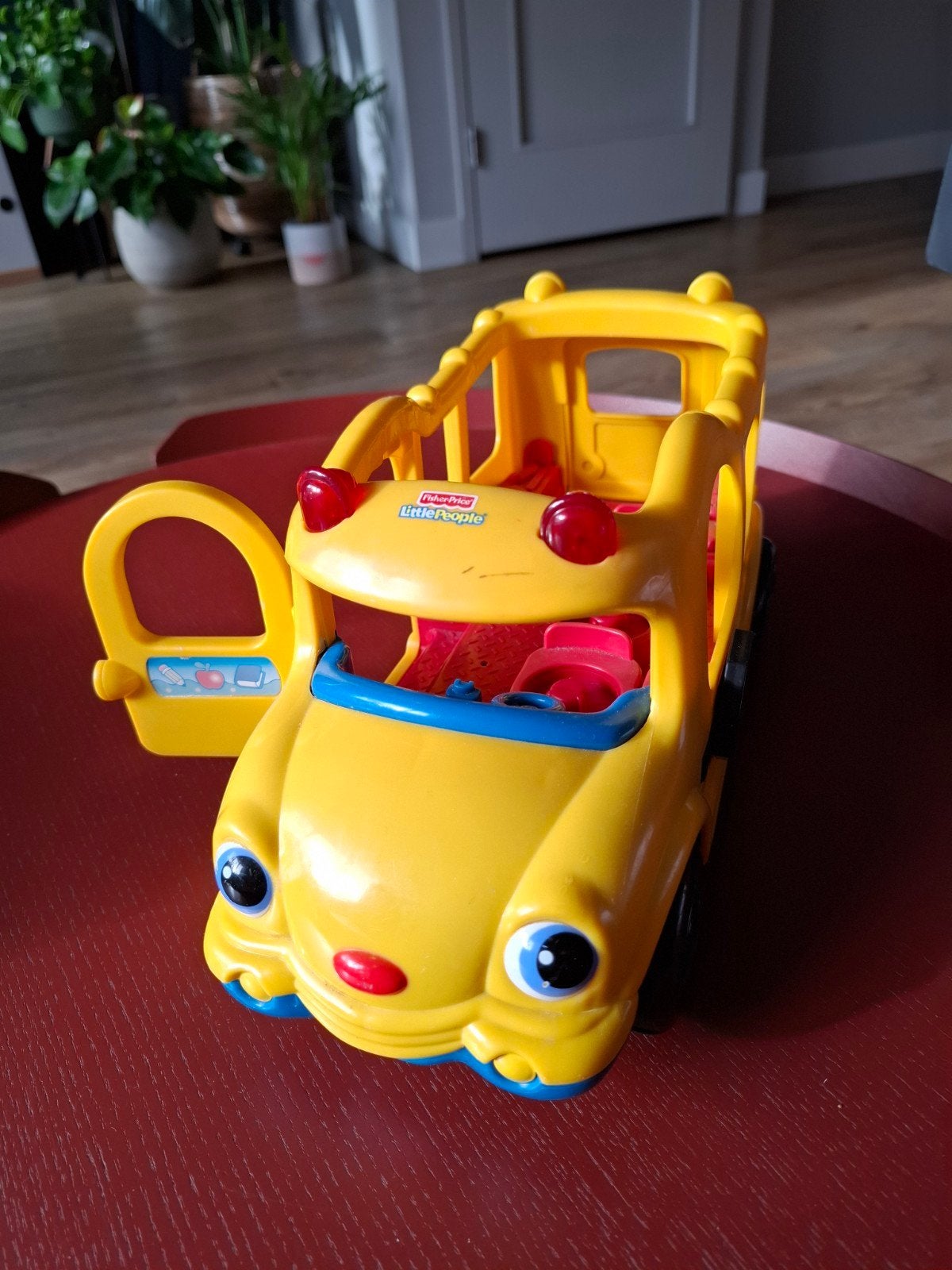 Fisher-Price Little People Schoolbus, Ophalen of Verzenden, Gebruikt