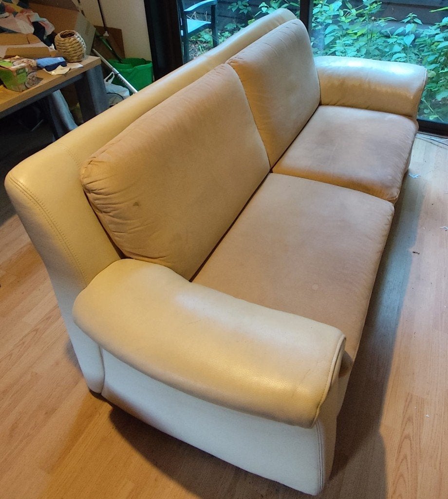 Bank/Sofa, Ophalen, Gebruikt, Tweepersoons, 75 tot 100 cm
