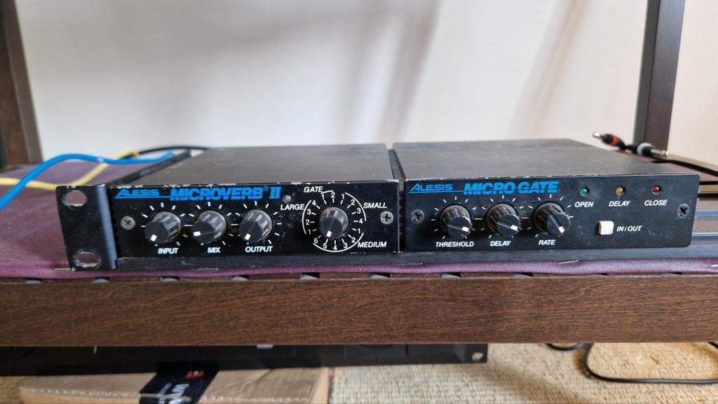 Alesis Microverb 2 + microgate, Muziek en Instrumenten, Effecten, Ophalen of Verzenden