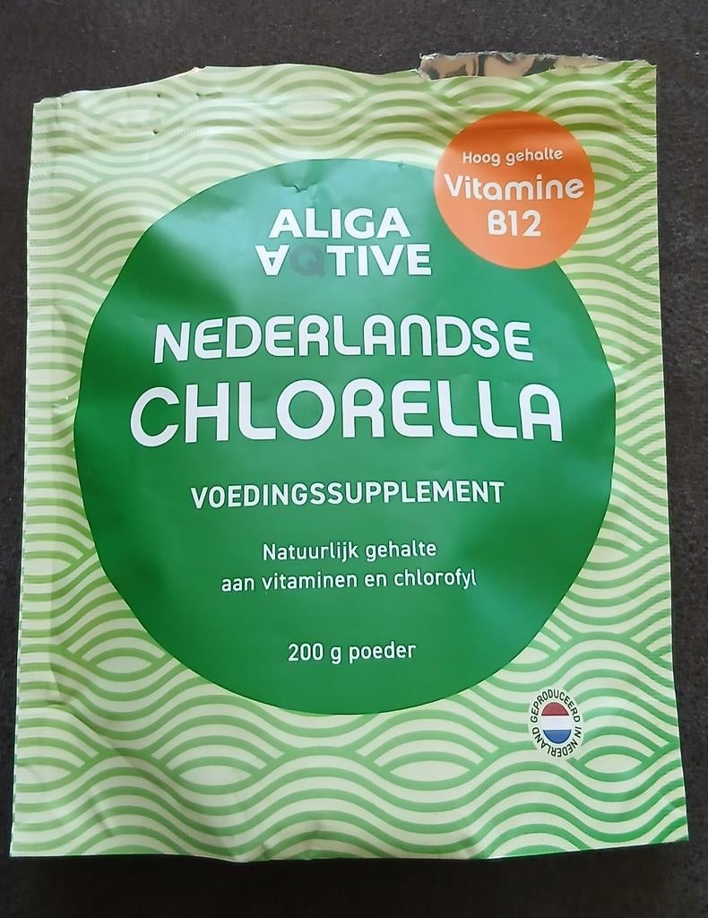 Aliga Aqtive Chlorella Poeder met Vitamine B12 moet weg!, Ophalen of Verzenden, Nieuw, Poeder of Drank