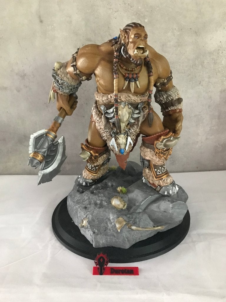 Durotan 3D geprint en Handgeschilderd, Ophalen, Nieuw, Fantasy