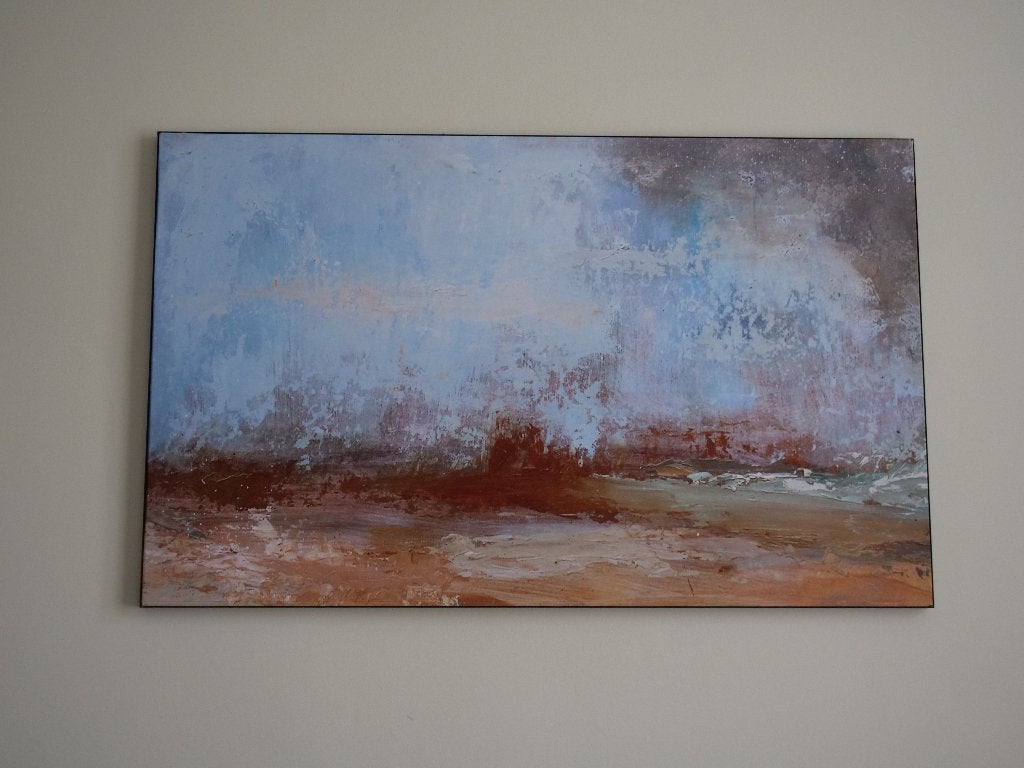 print op canvas (130x80) Schiermonnikoog, Ophalen, Zo goed als nieuw, Print