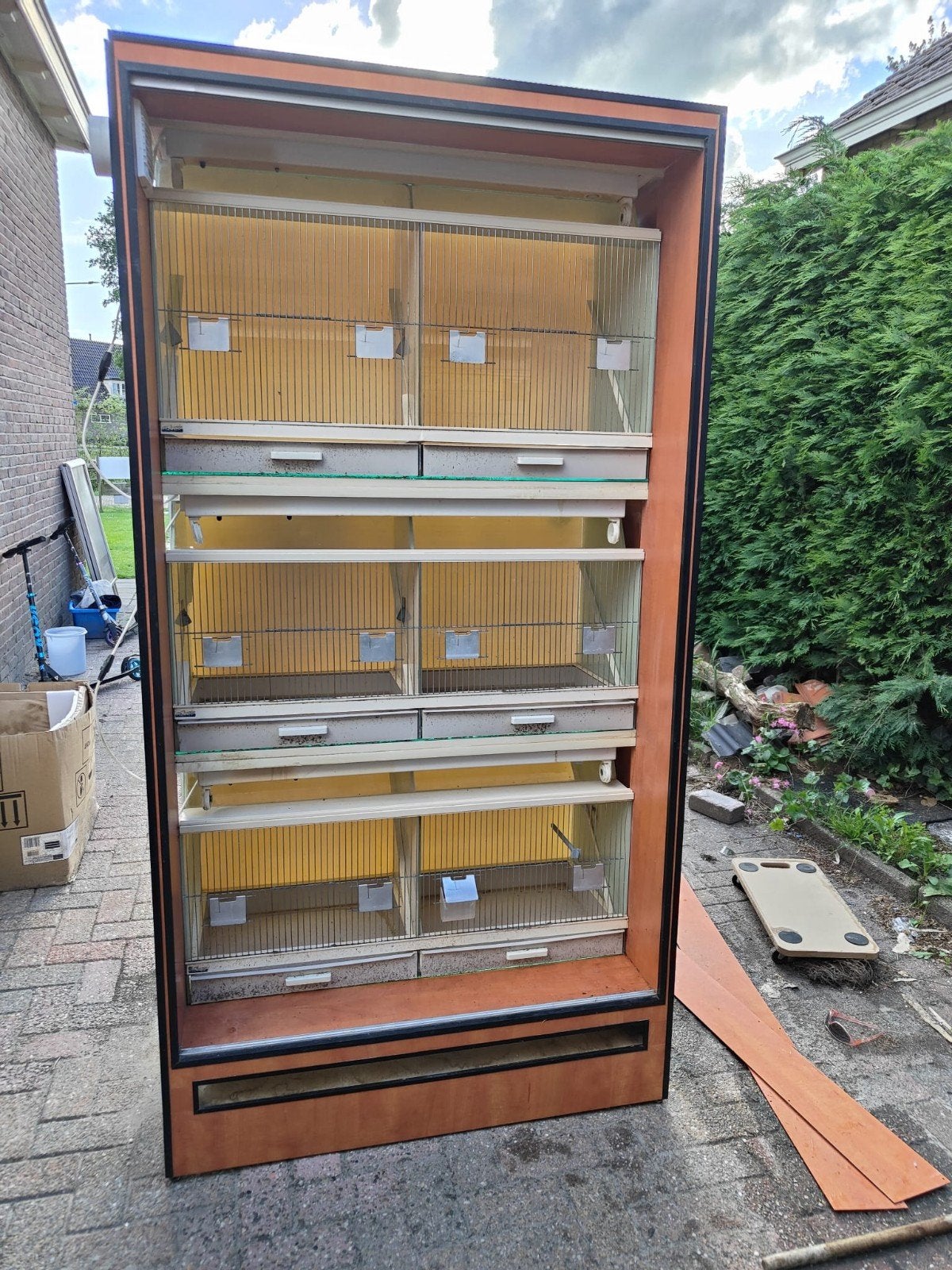 mooie verkoop stelling of broedkooien, Dieren en Toebehoren, Vogels | Hokken en Kooien, Ophalen, Broedkooi of Kweekkooi
