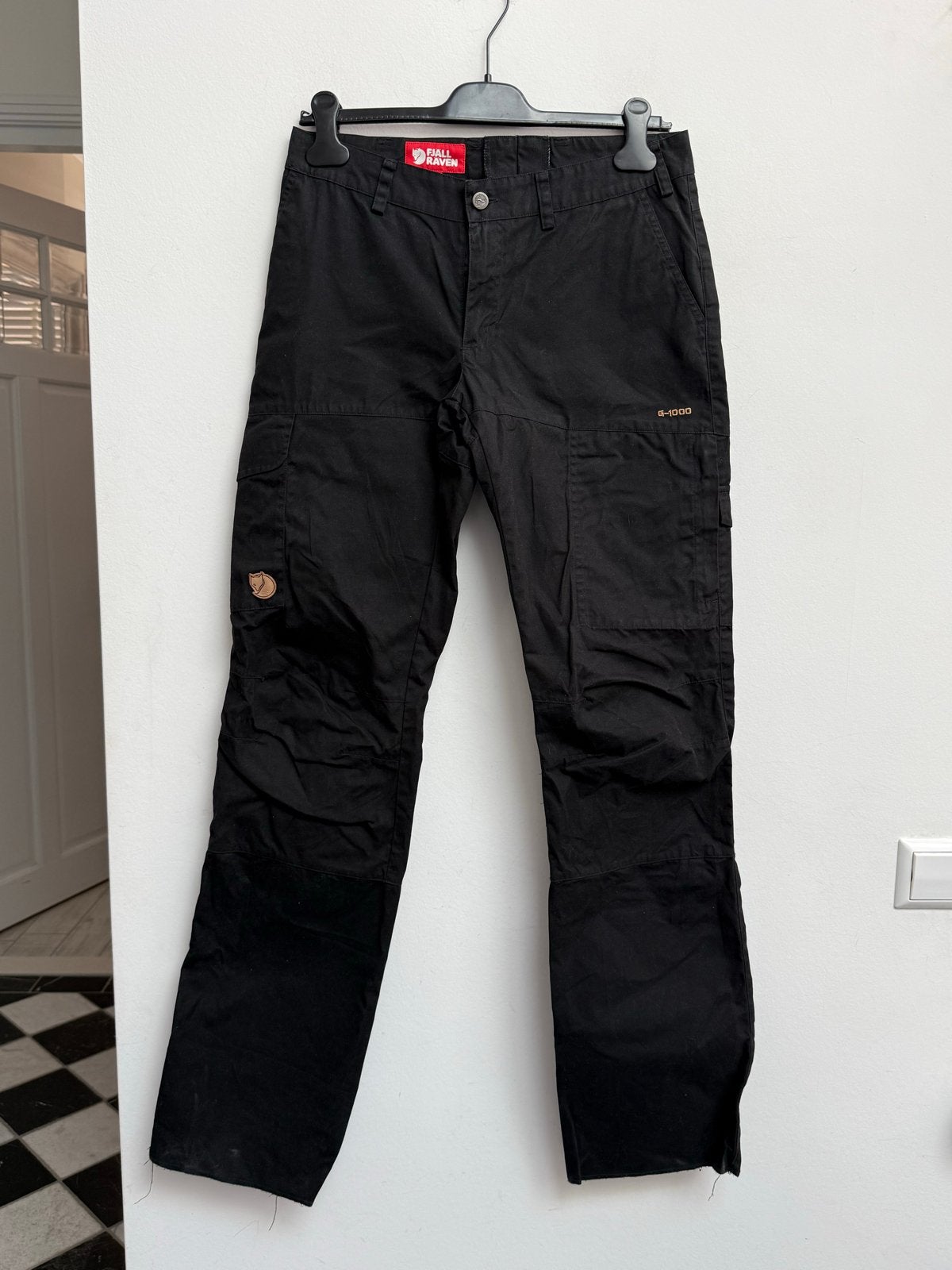 Fjällräven Karla G-1000 Cargobroek Zwart Maat 36, Kleding | Dames, Zwart, Ophalen of Verzenden, Zo goed als nieuw, Maat 36 (S)