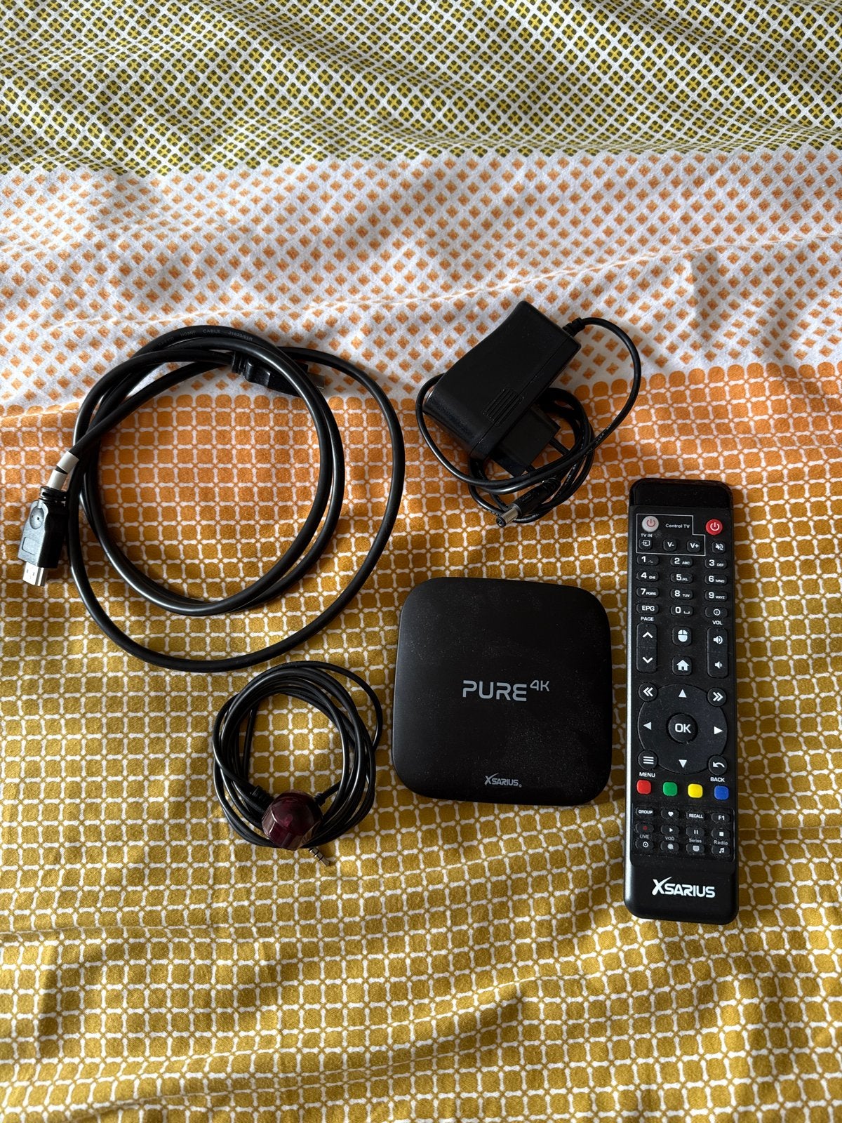 Xsarius Pure 4K OTT IPTV Ontvanger, Ophalen of Verzenden, Zo goed als nieuw, HDMI, Zonder harde schijf