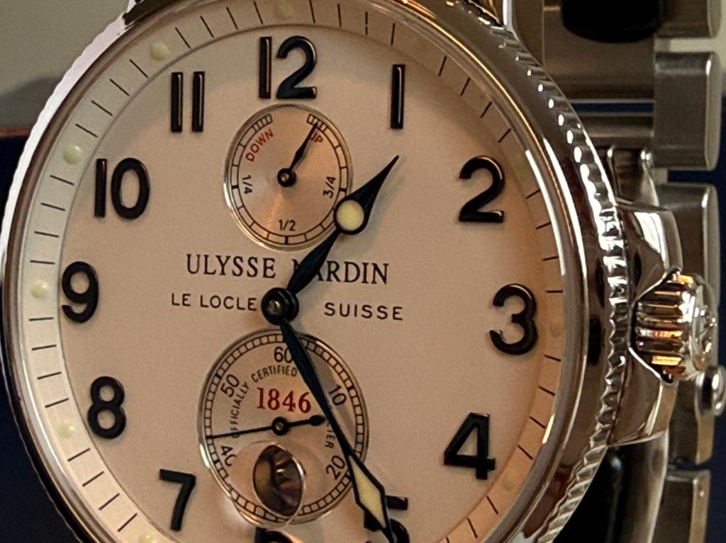 Ulysse Nardin Marine 263-66 full set geserviced-nieuwstaat, Sieraden, Tassen en Uiterlijk, Horloges | Heren, Ophalen of Verzenden