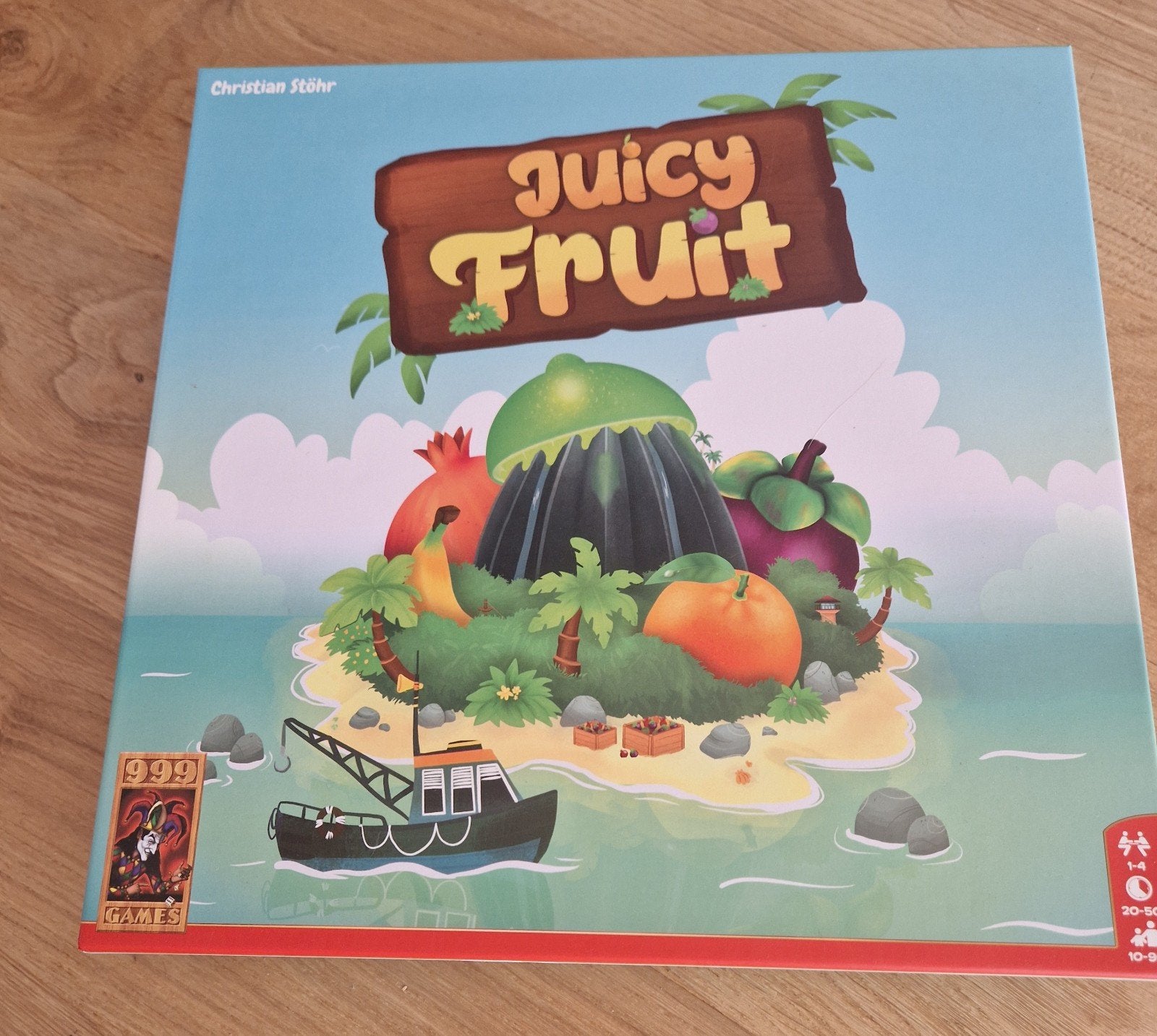 Juicy Fruit bordspel, Ophalen of Verzenden, Zo goed als nieuw, 999 Games