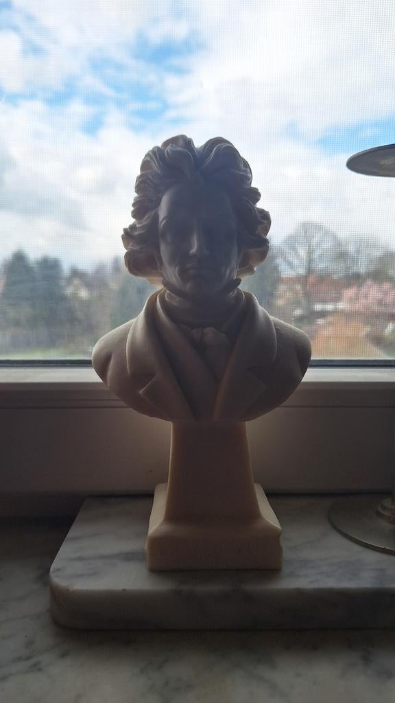 Buste /beeld Ludwig van Beethoven italiaans, Antiek en Kunst, Ophalen of Verzenden
