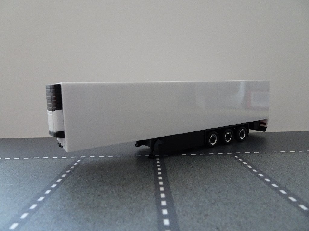88 herpa 3-as koel oplegger zwart chassis 1:87 truck trein, Ophalen of Verzenden, Nieuw, Bus of Vrachtwagen, Herpa