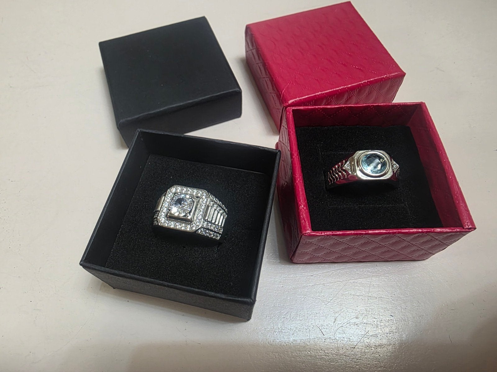 zilveren ringen, 18 tot 19, Ophalen of Verzenden, Dame, Zilver