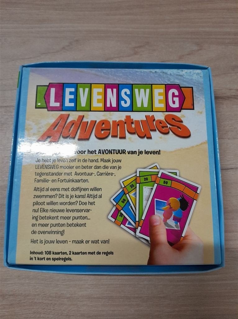 Levensweg adventures kaartspel - s4686, Verzenden, Zo goed als nieuw
