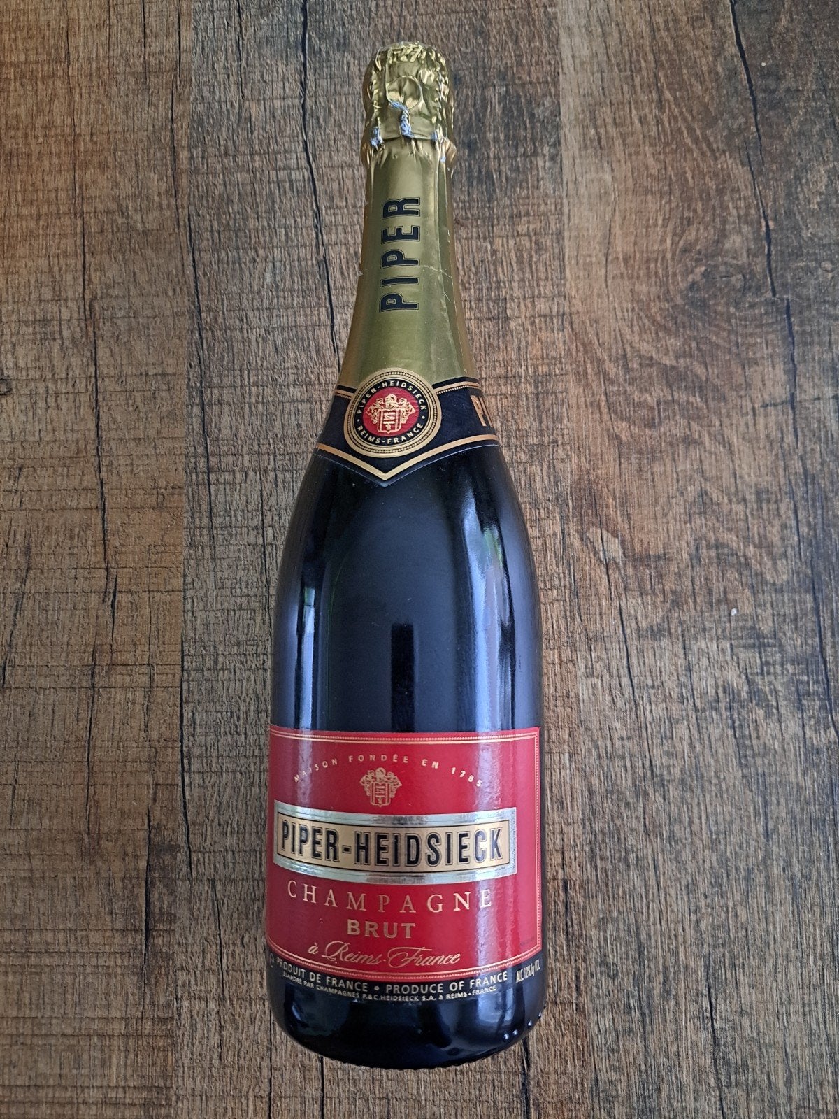 Piper-Heidsieck Brut Champagne - Exclusieve fles, Ophalen of Verzenden, Nieuw, Frankrijk, Champagne
