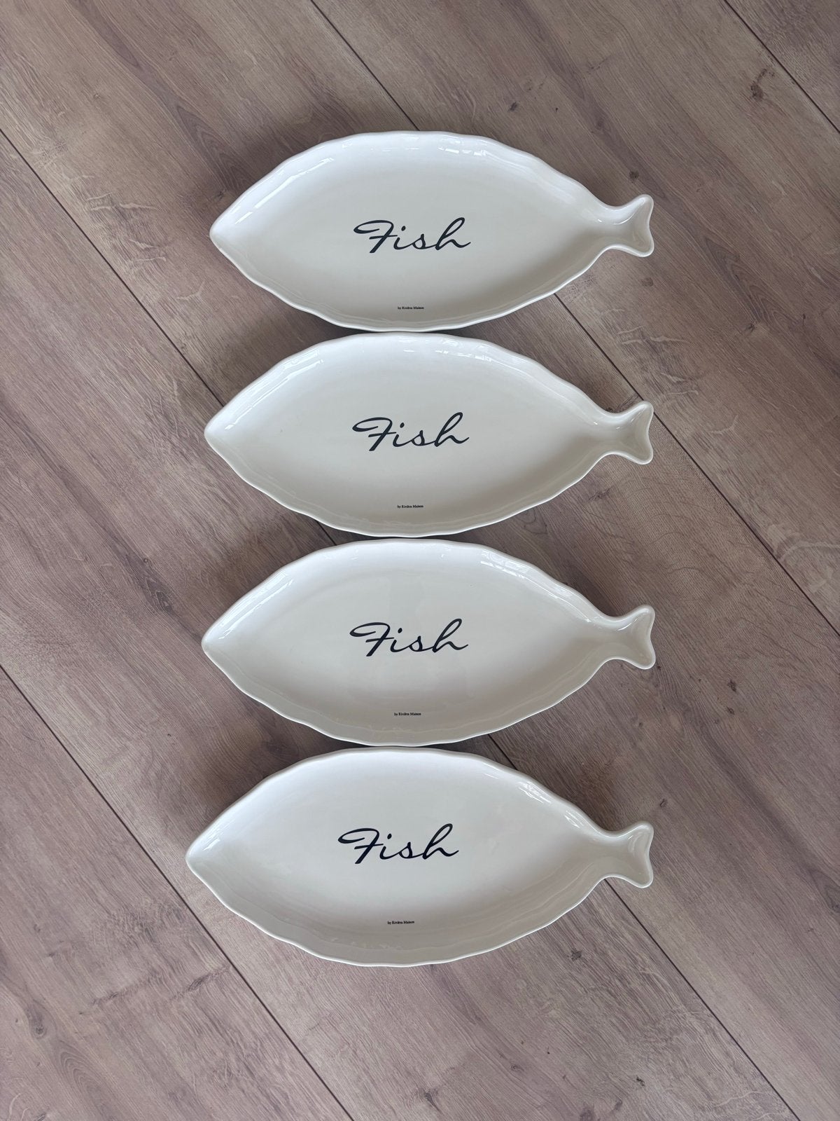 Rivièra Maison visschalen - set van 4, Huis en Inrichting, Keuken | Servies, Ophalen, Overige merken, Keramiek, Modern