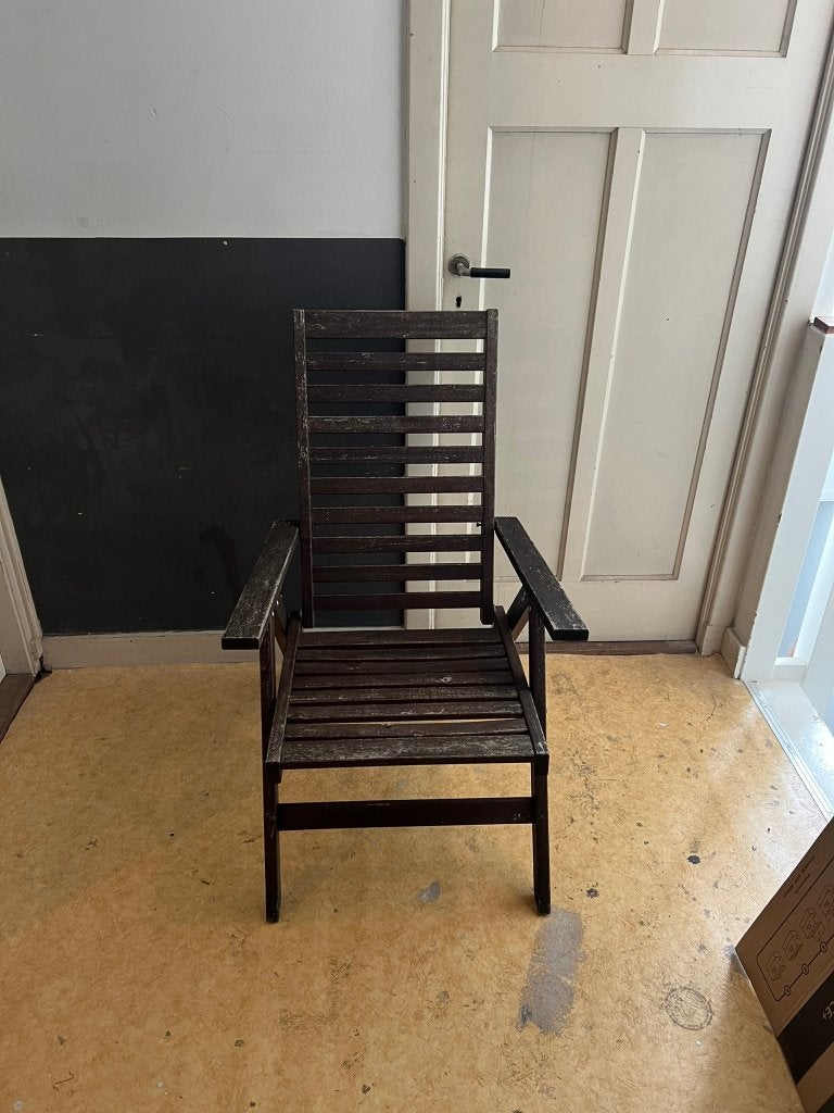Outdoor chair, Tuin en Terras, Ophalen, Gebruikt, Hout