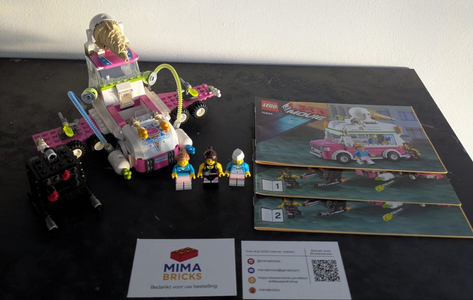 Lego The Lego Movie 2 70804 IJswagen Complete Set, Compleet, Gebruikt, Overige thema's, Lego