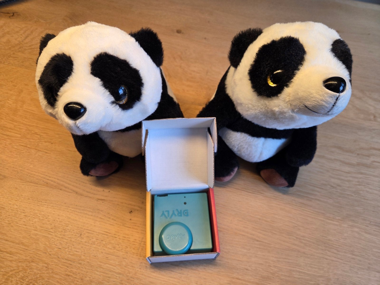 Dryly plaswekker set met 2 panda knuffels en 6 onderbroeke, Ophalen