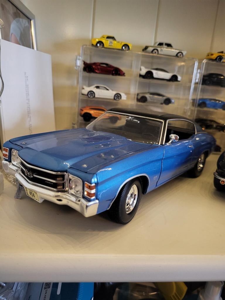 1:18 chevrolet chevelle, Hobby en Vrije tijd, Modelauto's | 1:18, Verzenden, Zo goed als nieuw