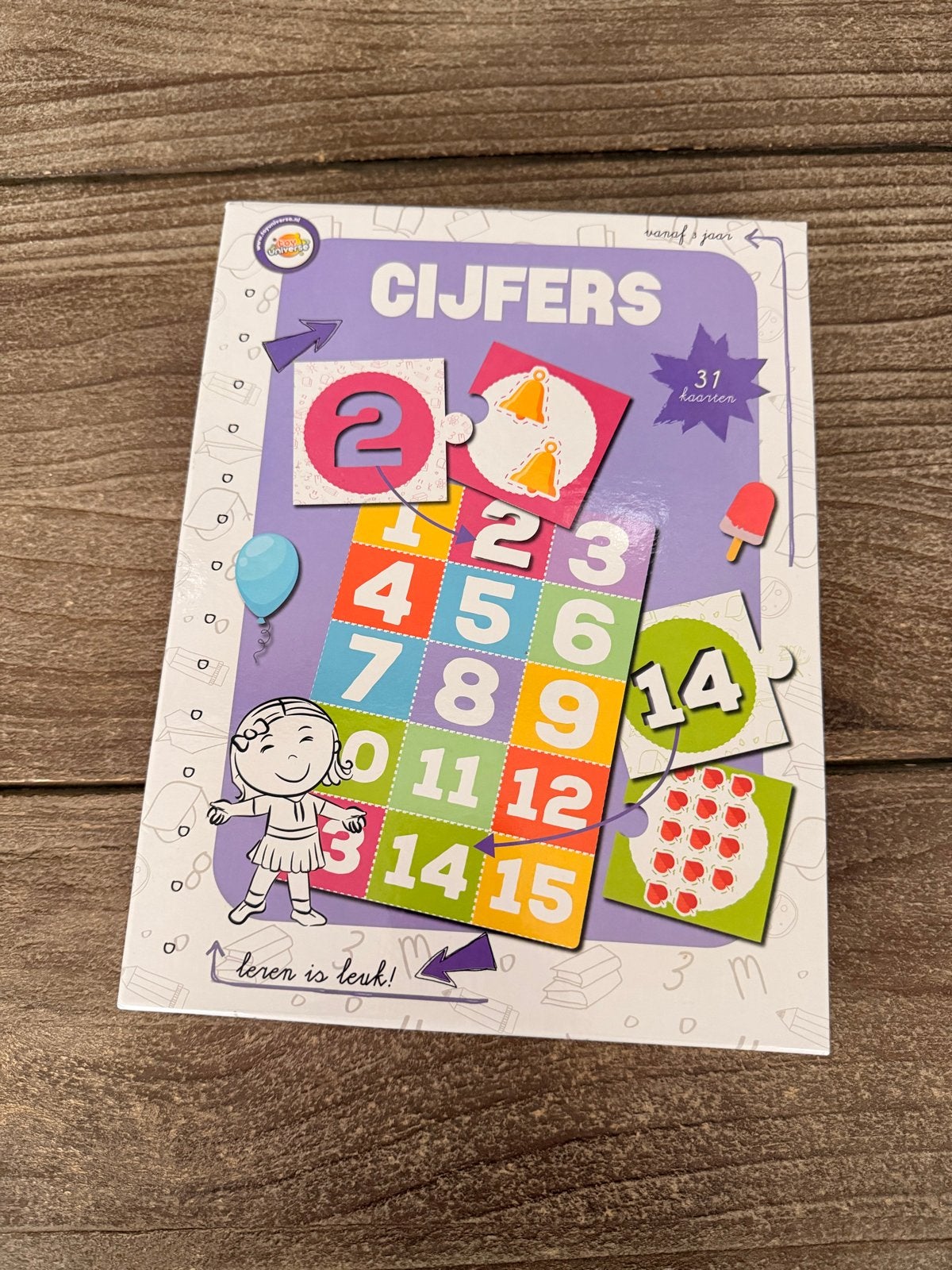 Cijfers Puzzel - Leer Spelenderwijs Tellen, Ophalen, Zo goed als nieuw, Puzzelen