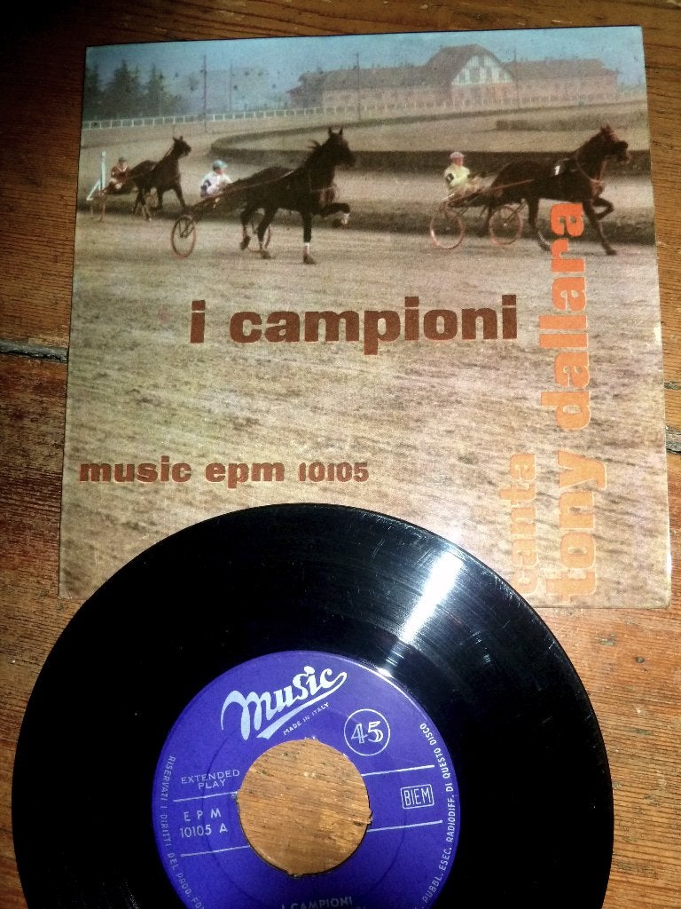 EP I CAMPIONI music epm 10105 zelzame hoes 1958, EP, Ophalen of Verzenden, EP