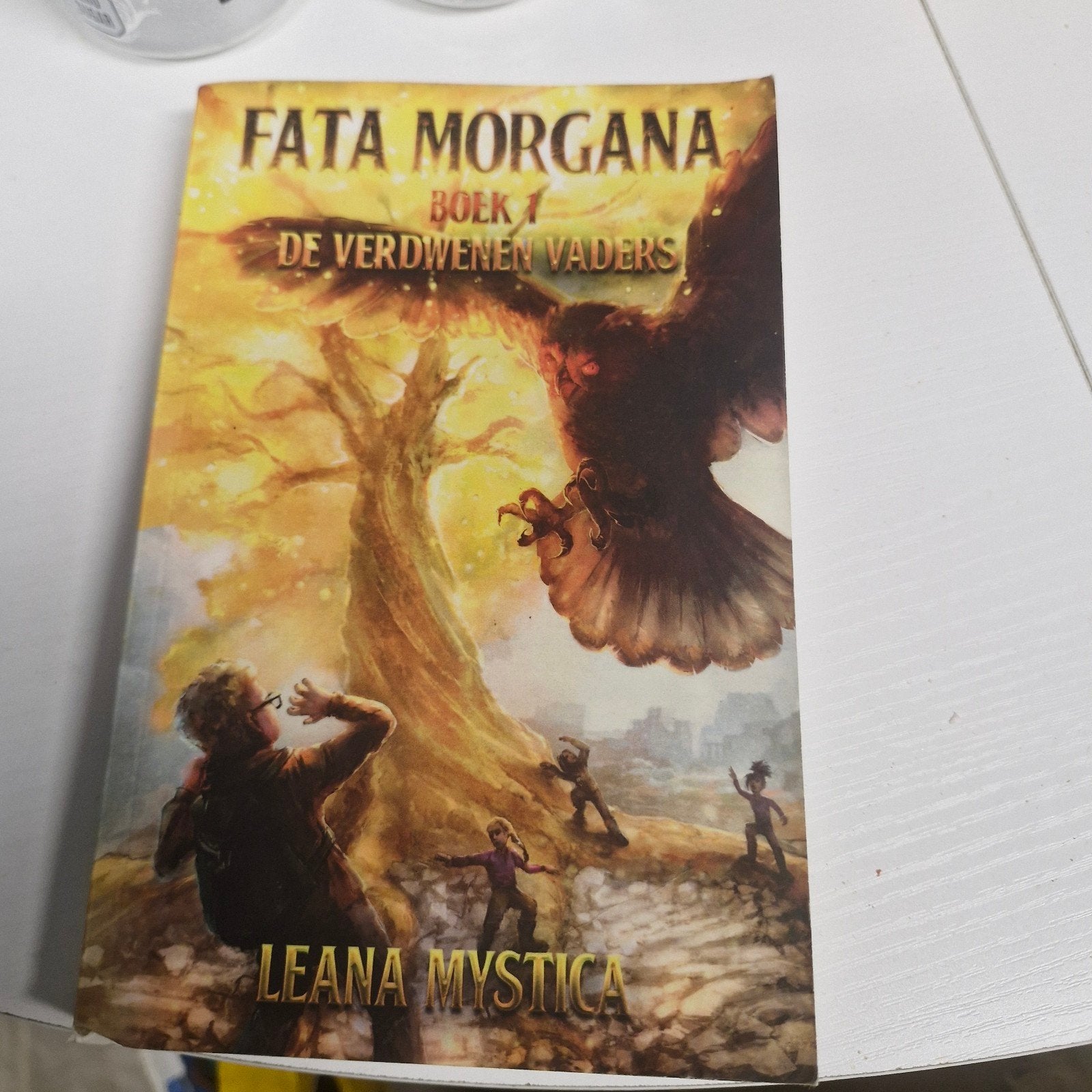Fata Morgana Boek 1: De Verdwenen Vaders - Leana Mystica, Ophalen of Verzenden, Gelezen, Leana Mystica