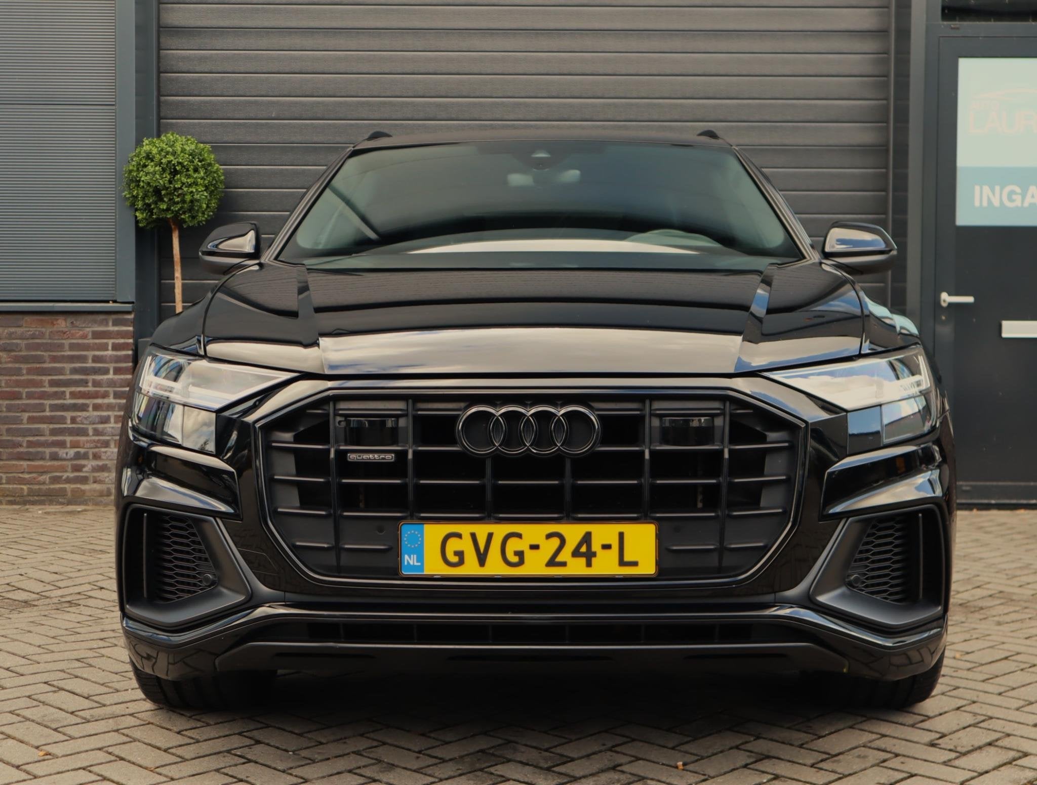 Audi Q8 55 TFSI e quattro Pro Line S-Line | RS Schaalstoelen, Auto's, Audi, Automaat, Gebruikt, Q8, Zwart