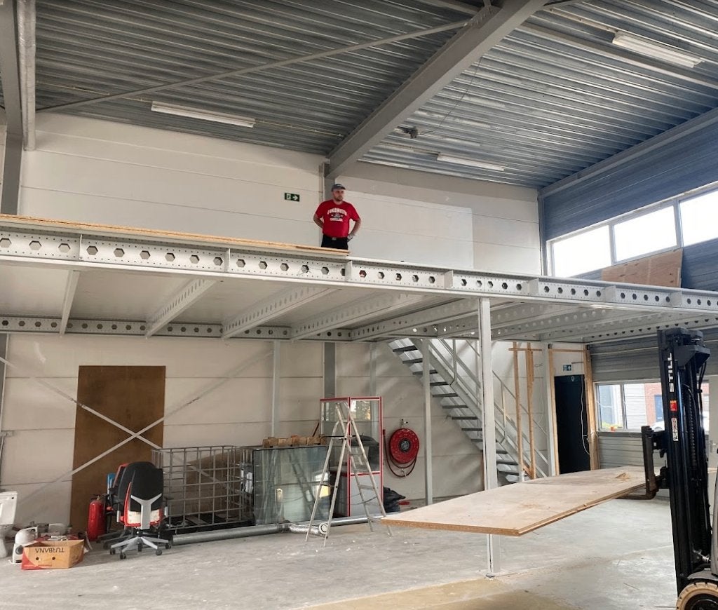 entresolvloer 51m2 merk twinfloor, Ophalen
