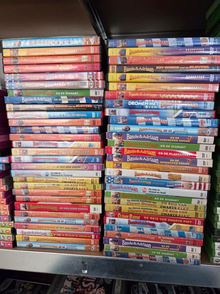Bassie en Adriaan - Grote verzameling dvd's, Alle leeftijden, Ophalen of Verzenden, Zo goed als nieuw