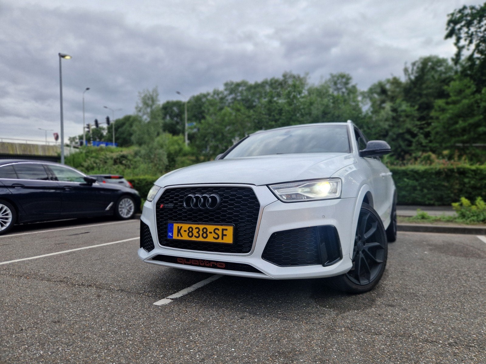 Audi Rsq3 340PK 2015 Wit, Automaat, Leder en Stof, Vierwielaandrijving, Particulier