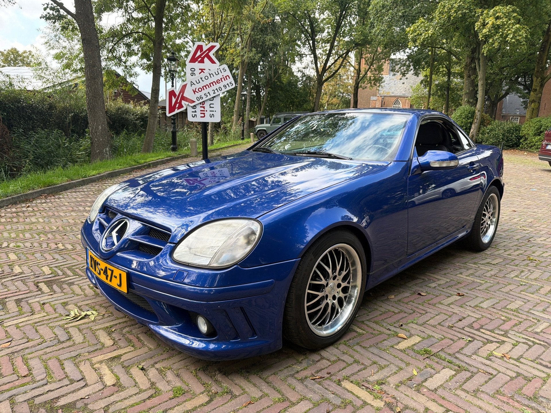 Mercedes-Benz SLK-klasse Mercedes-Benz SLK-klasse 320. Zeer, Auto's, Gebruikt, Beige, Cabriolet, Blauw