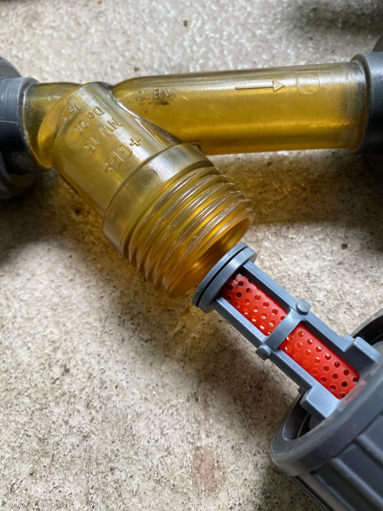Afsluiters en filter voor waterleidingen, Gebruikt, Pvc, Overige typen, Minder dan 2 meter