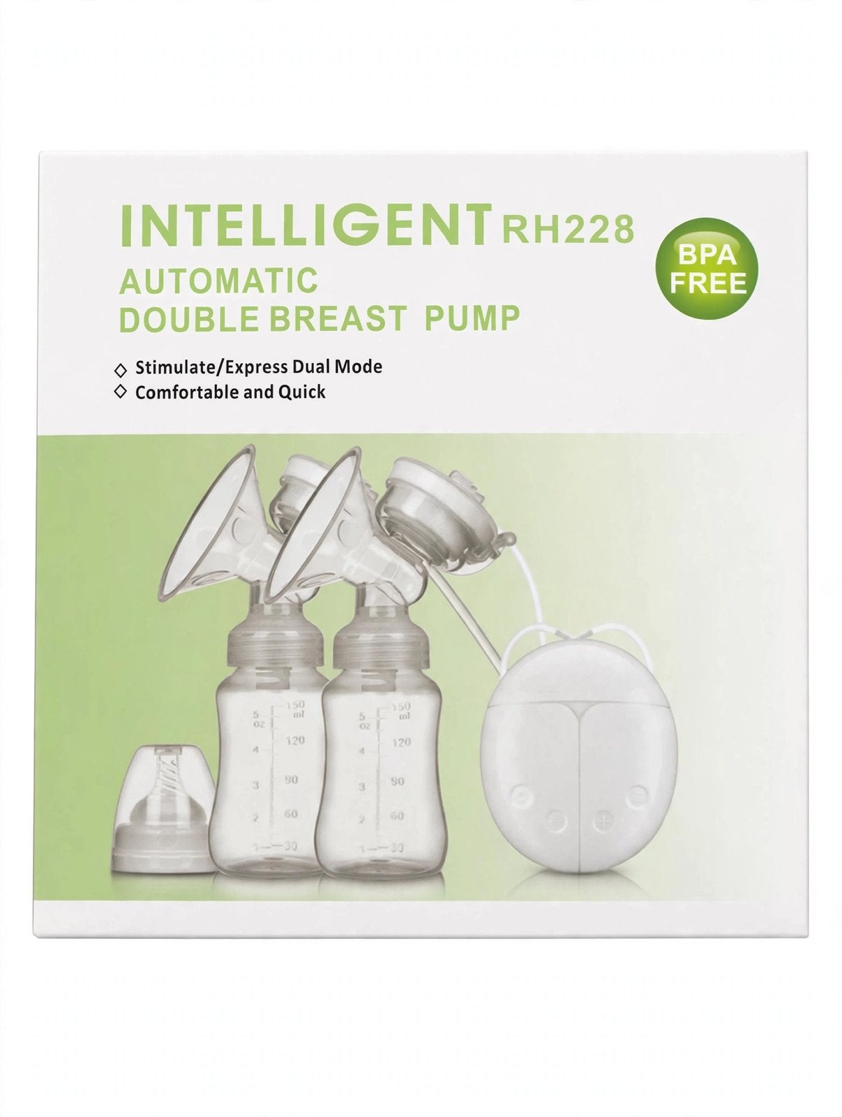 Intelligent Double Borstkolf RH228 - Automatisch, Ophalen of Verzenden, Zo goed als nieuw, Inclusief tas, Borstkolf