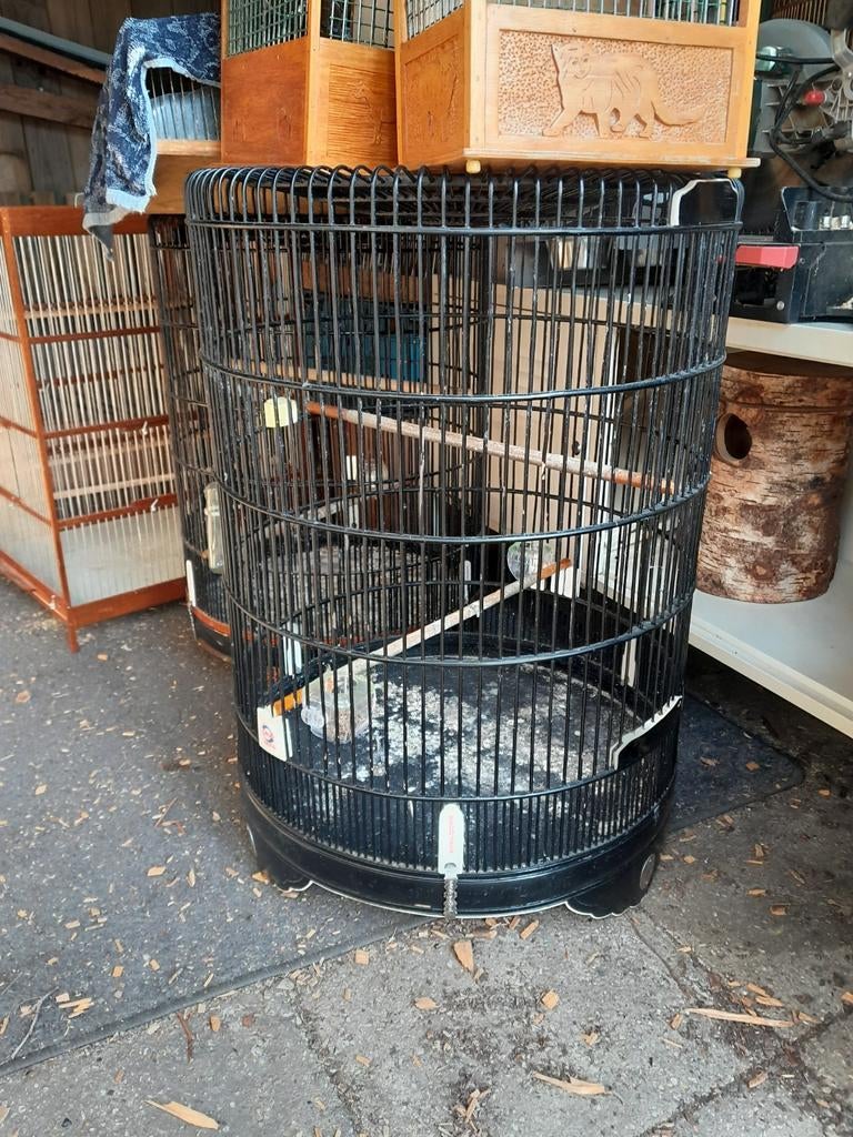 2 x schamalijster kooi, Ophalen, Hout, Vogelkooi