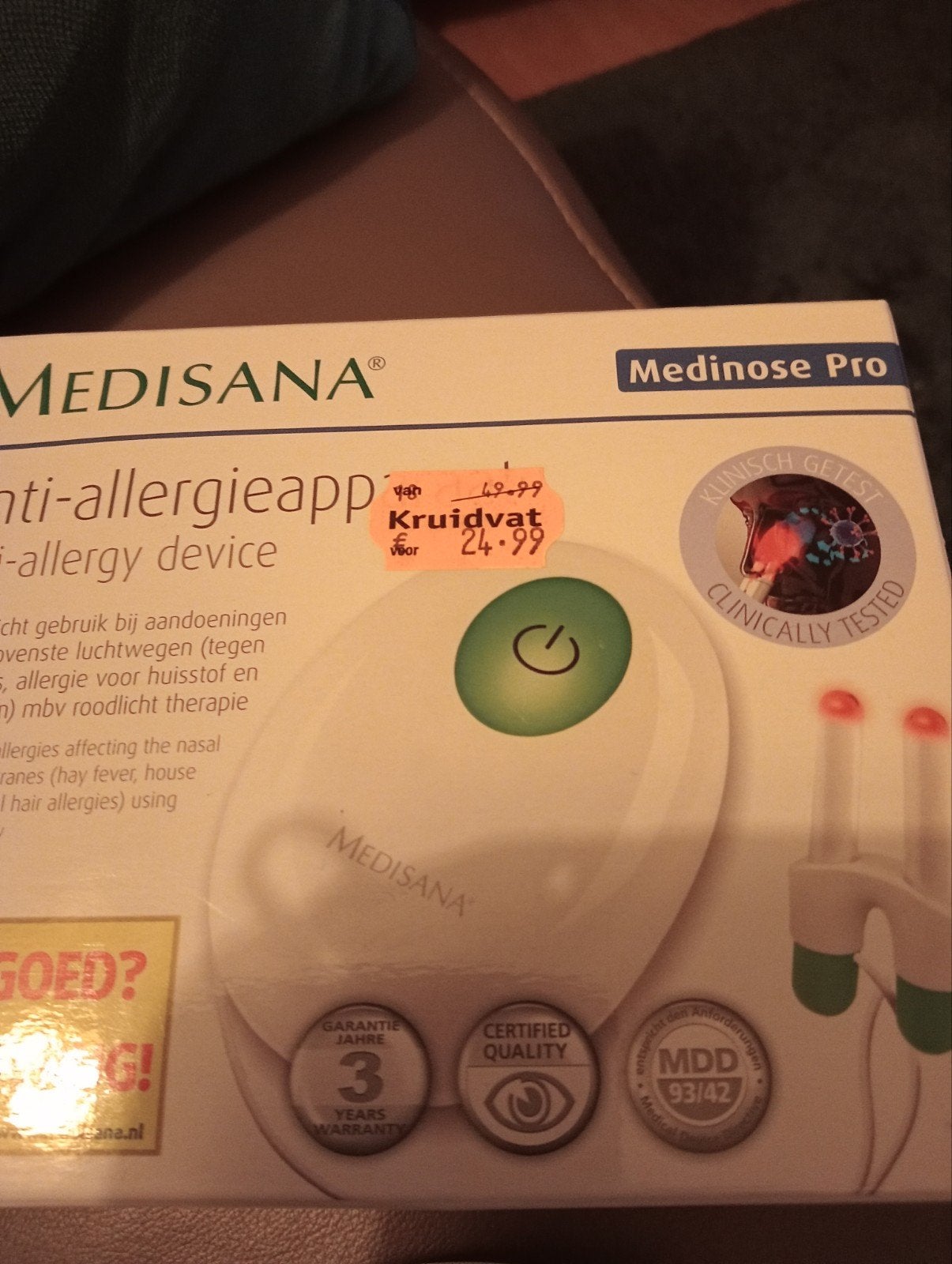 Nieuw Medisana anti-allergieapparaat, Ophalen of Verzenden, Nieuw, Luchtreiniger