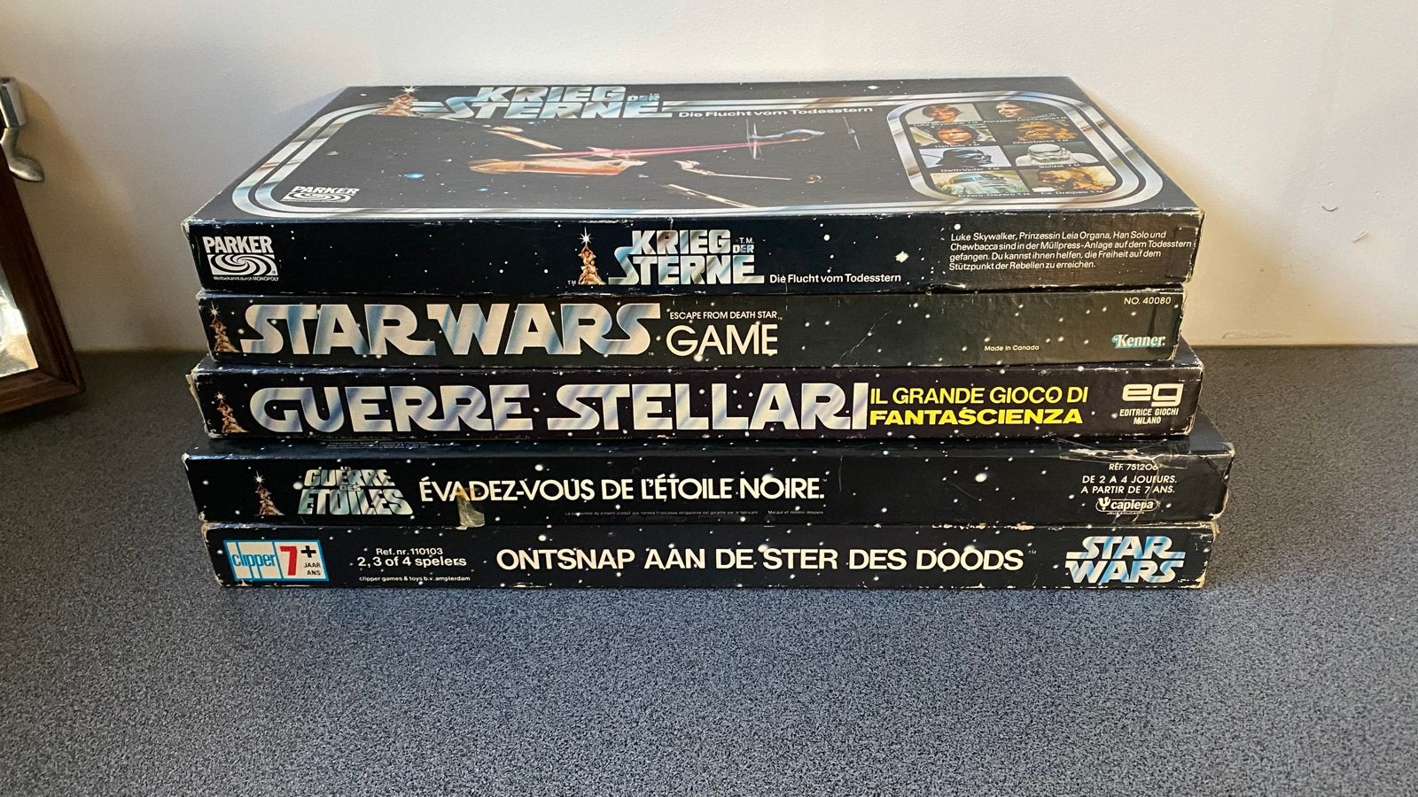 Vintage Star Wars Bordspellen - Diverse Talen 1977, Hobby en Vrije tijd, Gezelschapsspellen | Bordspellen, Drie of vier spelers