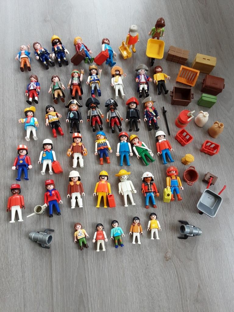 Retro vintage: partij Playmobil Geobra 1974, Kinderen en Baby's, Speelgoed | Playmobil, Ophalen of Verzenden, Gebruikt, Los playmobil