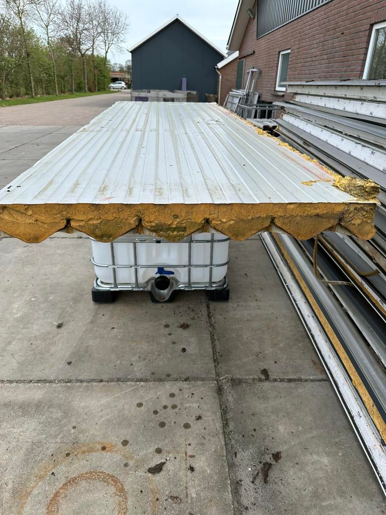 Golfprofiel sandwich panelen 5stuks, Doe-het-zelf en Verbouw, Platen en Panelen, Ophalen, Zo goed als nieuw