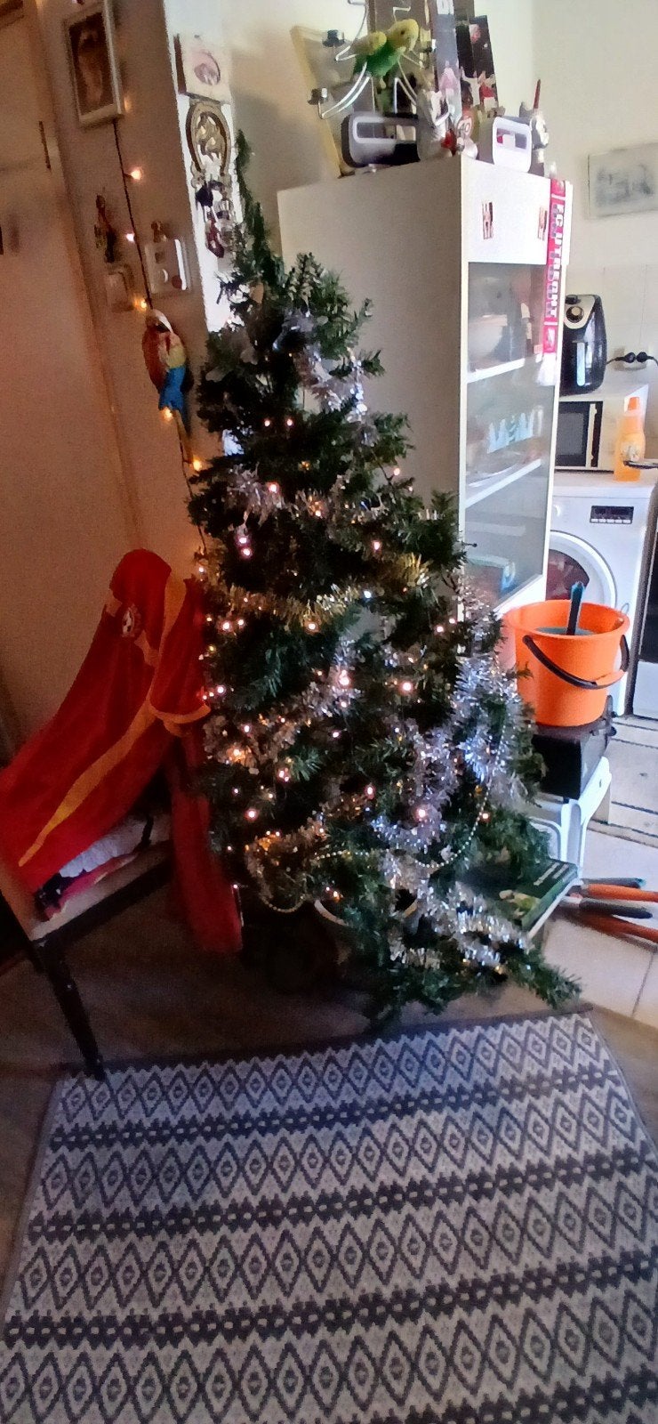 3 kerstbomen, Ophalen
