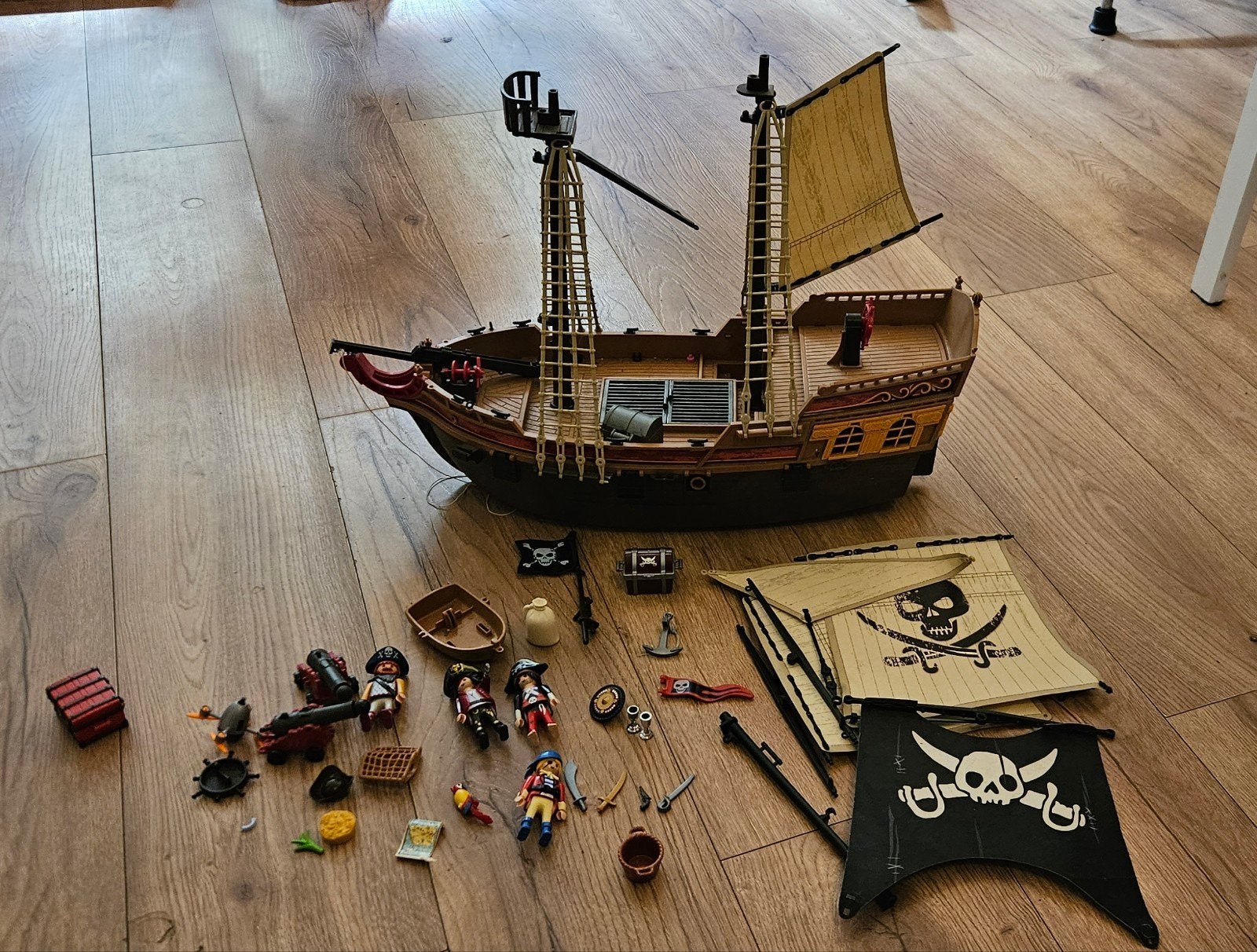 Piratenschip playmobil, Ophalen of Verzenden, Gebruikt