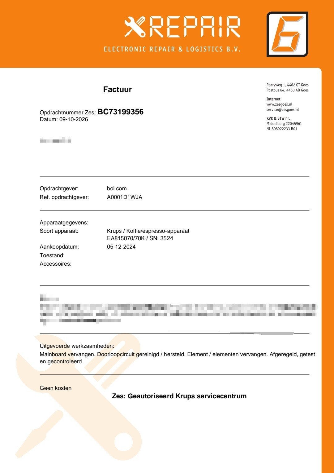 Krups Essential EA8150 | Volledig gereviseerd + Garantie, Espresso apparaat, 10 kopjes of meer, Zo goed als nieuw, Afneembaar waterreservoir