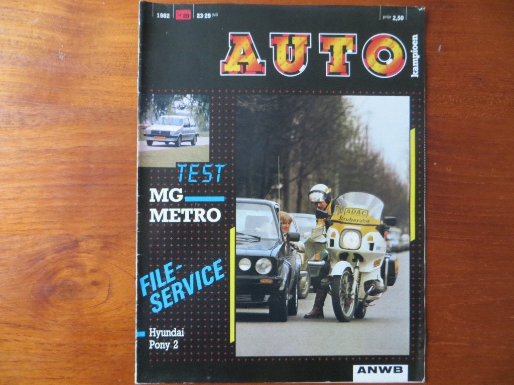 Autokampioen 29 1982 MG Metro, Hyundai Pony, Daihatsu Cuore, Ophalen of Verzenden, Zo goed als nieuw, Overige merken