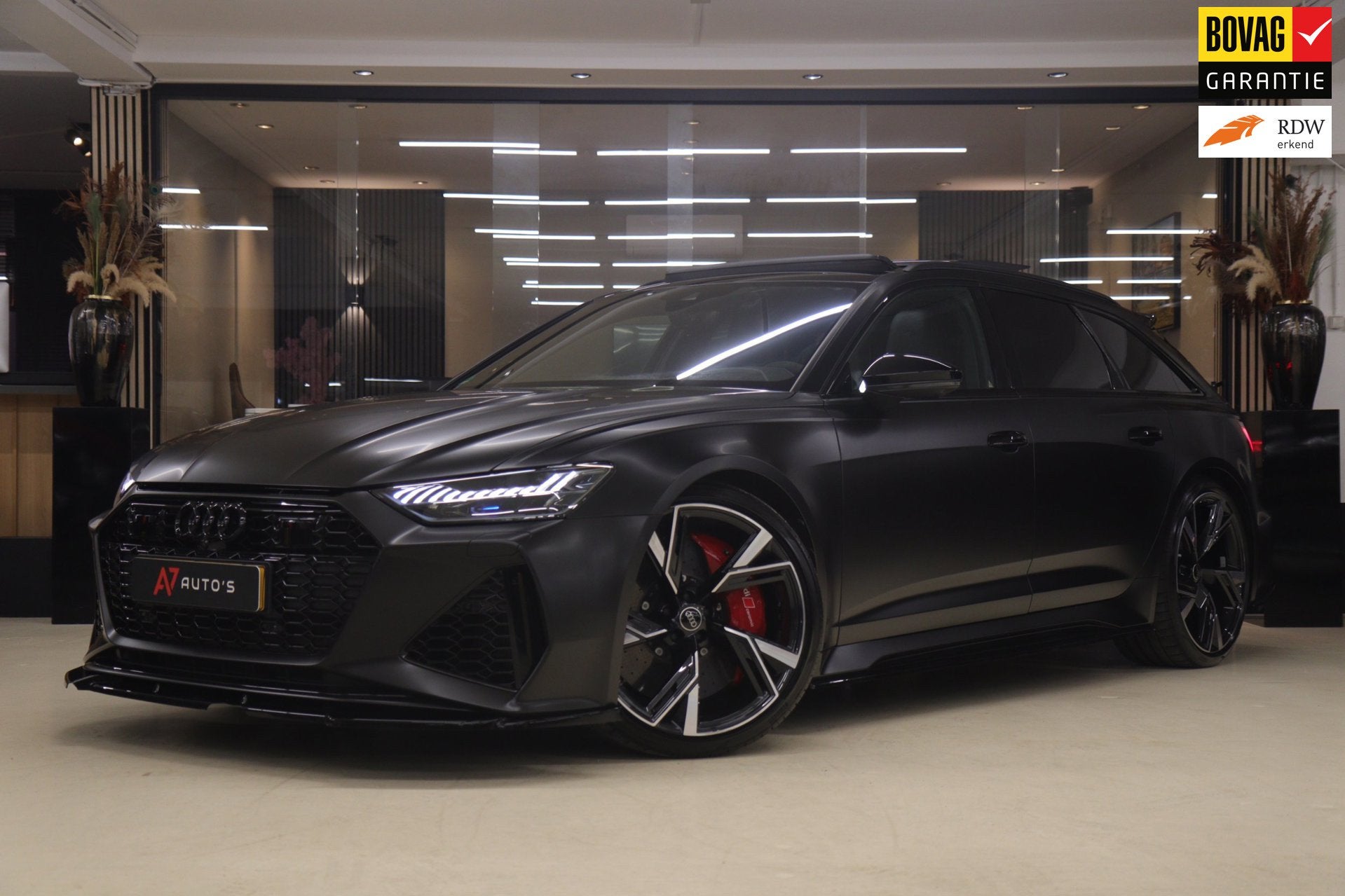 Audi RS6 Avant RS TFSI quattro Dynamic+ /CERAMIC/PANO/360/SO, Auto's, Automaat, Adaptive Cruise Control, Gebruikt, 600 pk